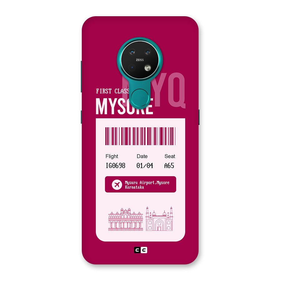 Mysore Boarding Pass Back Case for Nokia 7.2