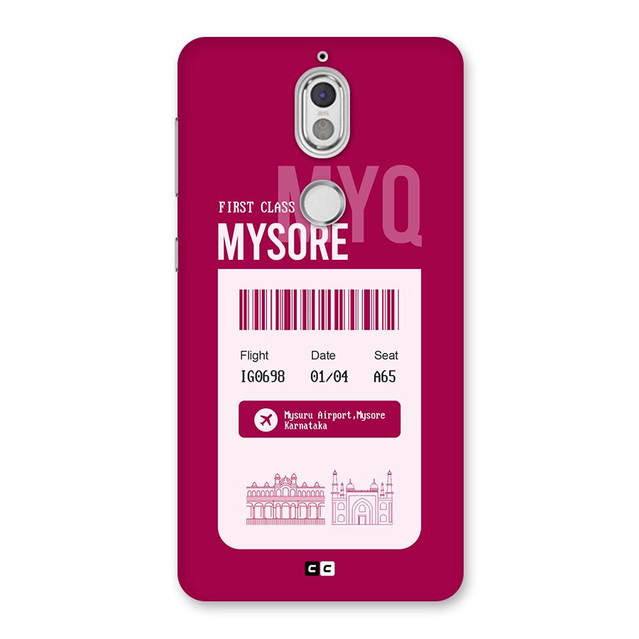 Mysore Boarding Pass Back Case for Nokia 7