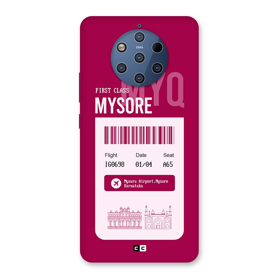 Mysore Boarding Pass Back Case for Nokia 9 PureView