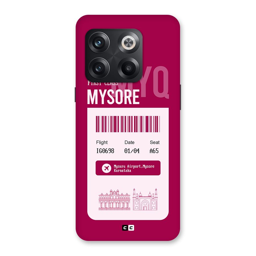 Mysore Boarding Pass Back Case for OnePlus 10T