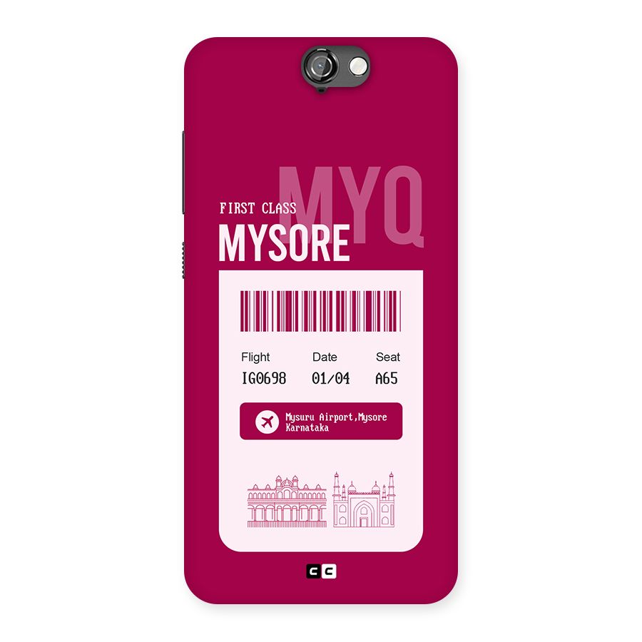Mysore Boarding Pass Back Case for One A9
