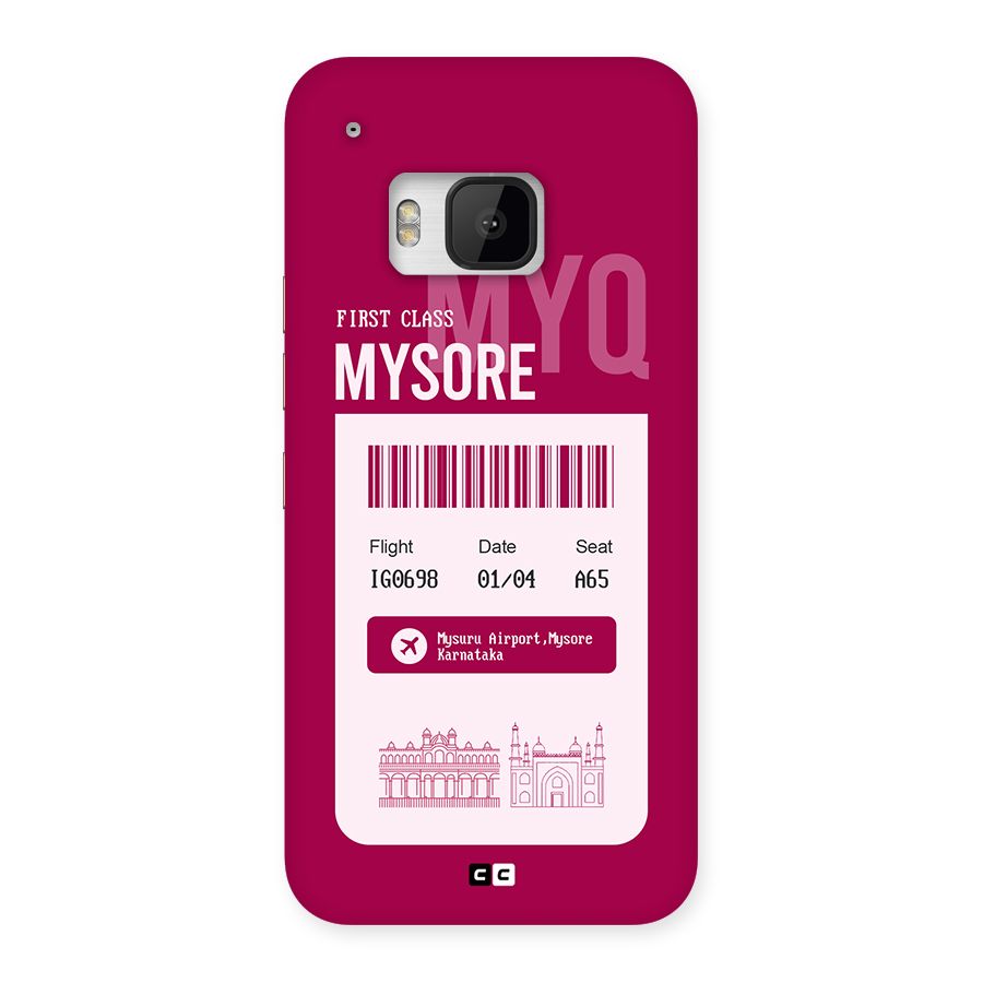 Mysore Boarding Pass Back Case for One M9