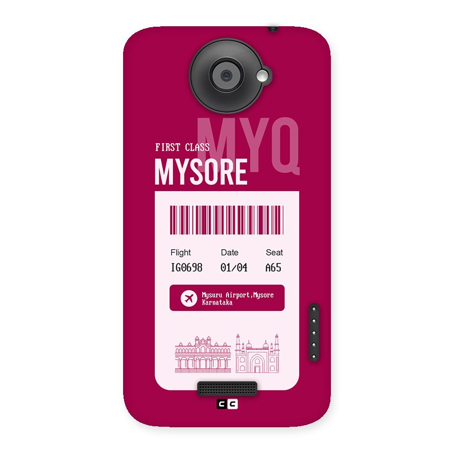 Mysore Boarding Pass Back Case for One X