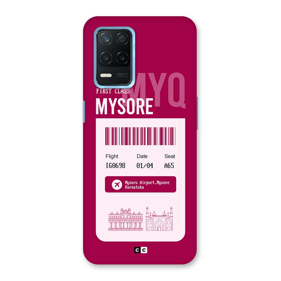 Mysore Boarding Pass Back Case for Realme 8s 5G