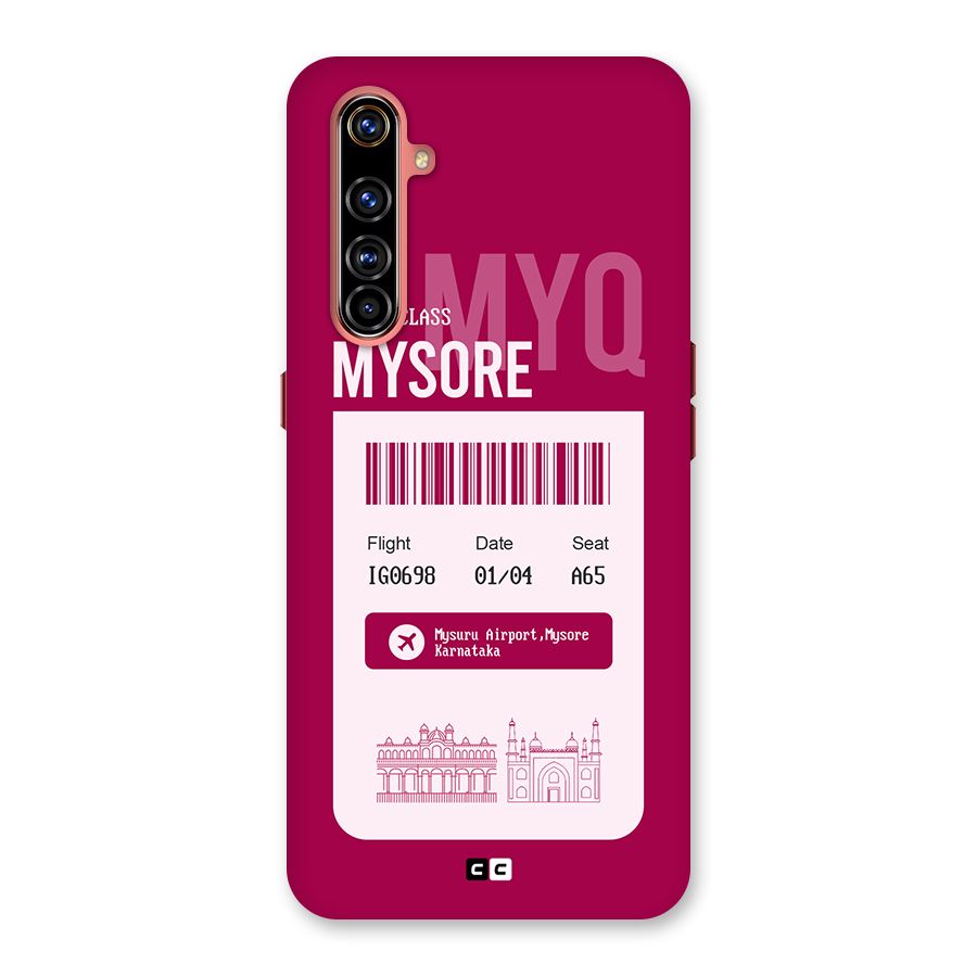 Mysore Boarding Pass Back Case for Realme X50 Pro