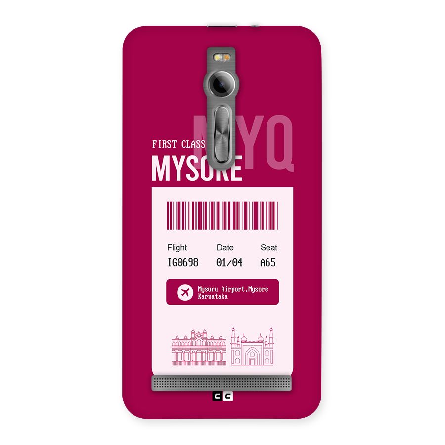 Mysore Boarding Pass Back Case for Zenfone 2