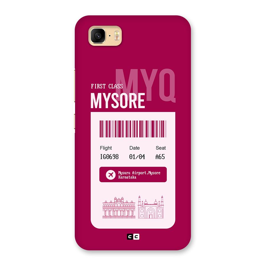 Mysore Boarding Pass Back Case for Zenfone 3s Max