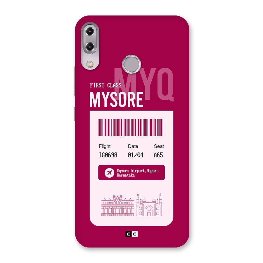 Mysore Boarding Pass Back Case for Zenfone 5Z