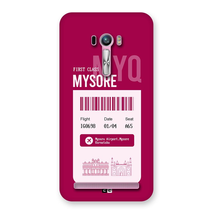 Mysore Boarding Pass Back Case for Zenfone Selfie