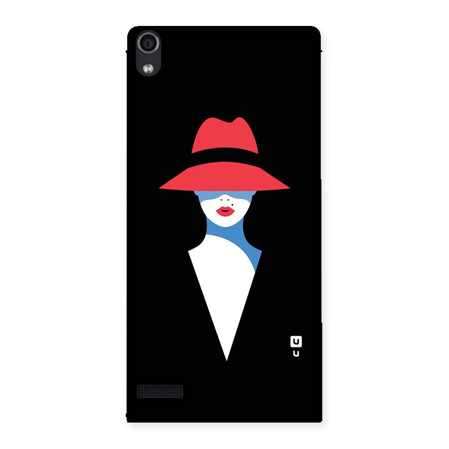 Mysterious Woman Illustration Back Case for Ascend P6