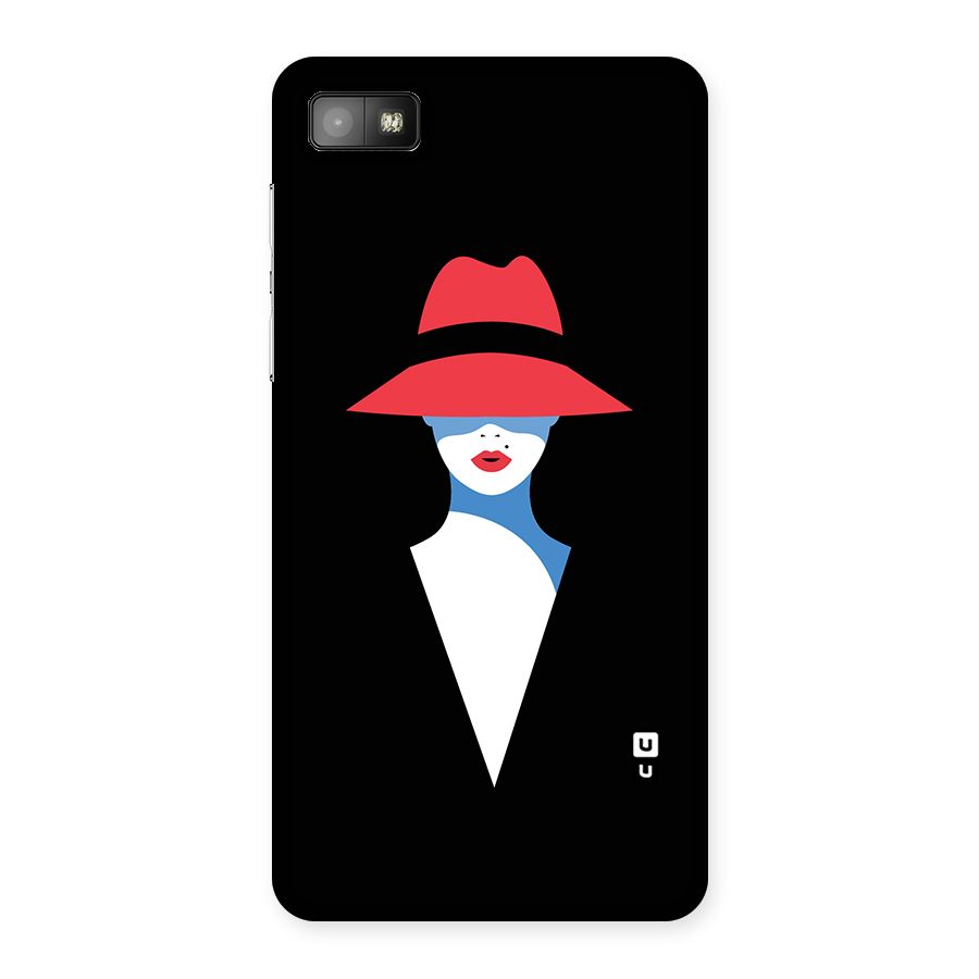 Mysterious Woman Illustration Back Case for Blackberry Z10