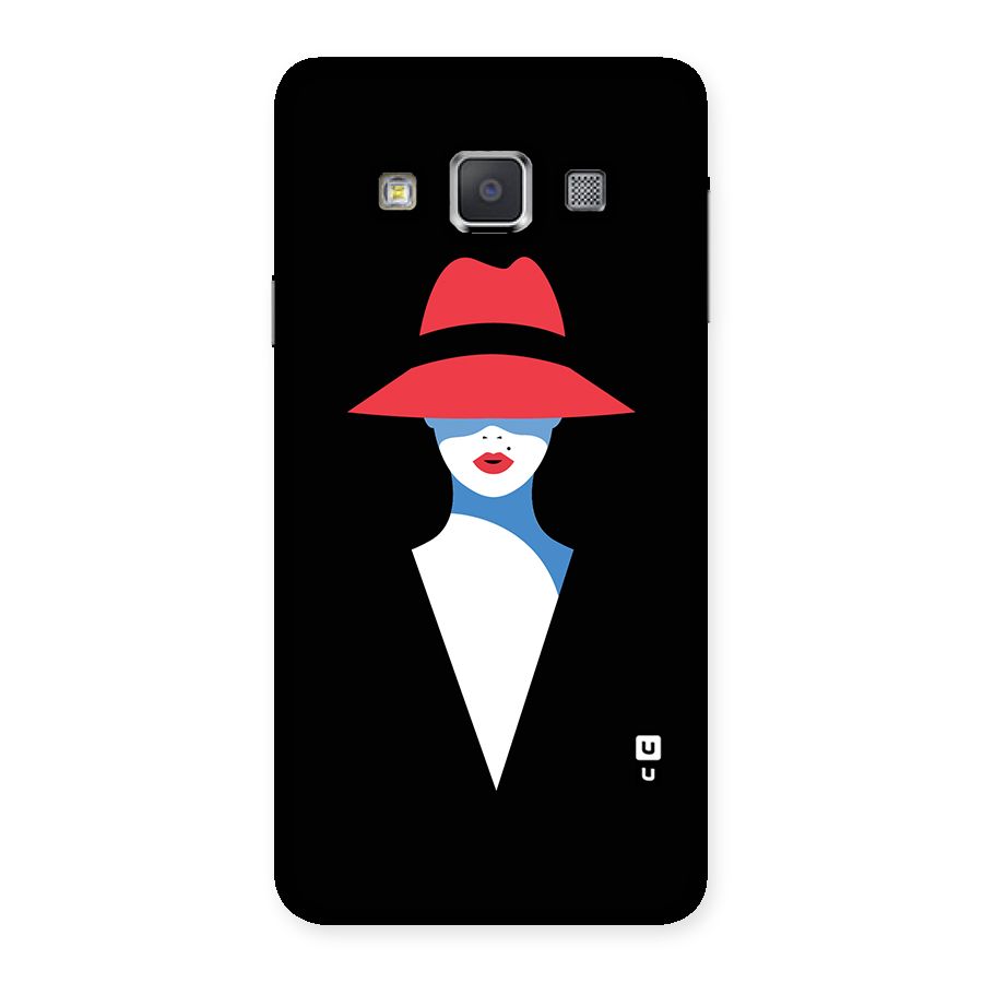 Mysterious Woman Illustration Back Case for Galaxy A3