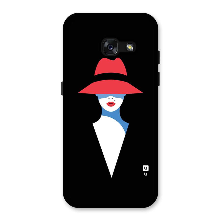 Mysterious Woman Illustration Back Case for Galaxy A3 (2017)