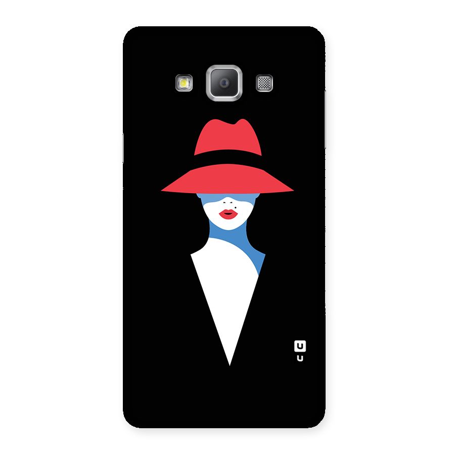 Mysterious Woman Illustration Back Case for Galaxy A7