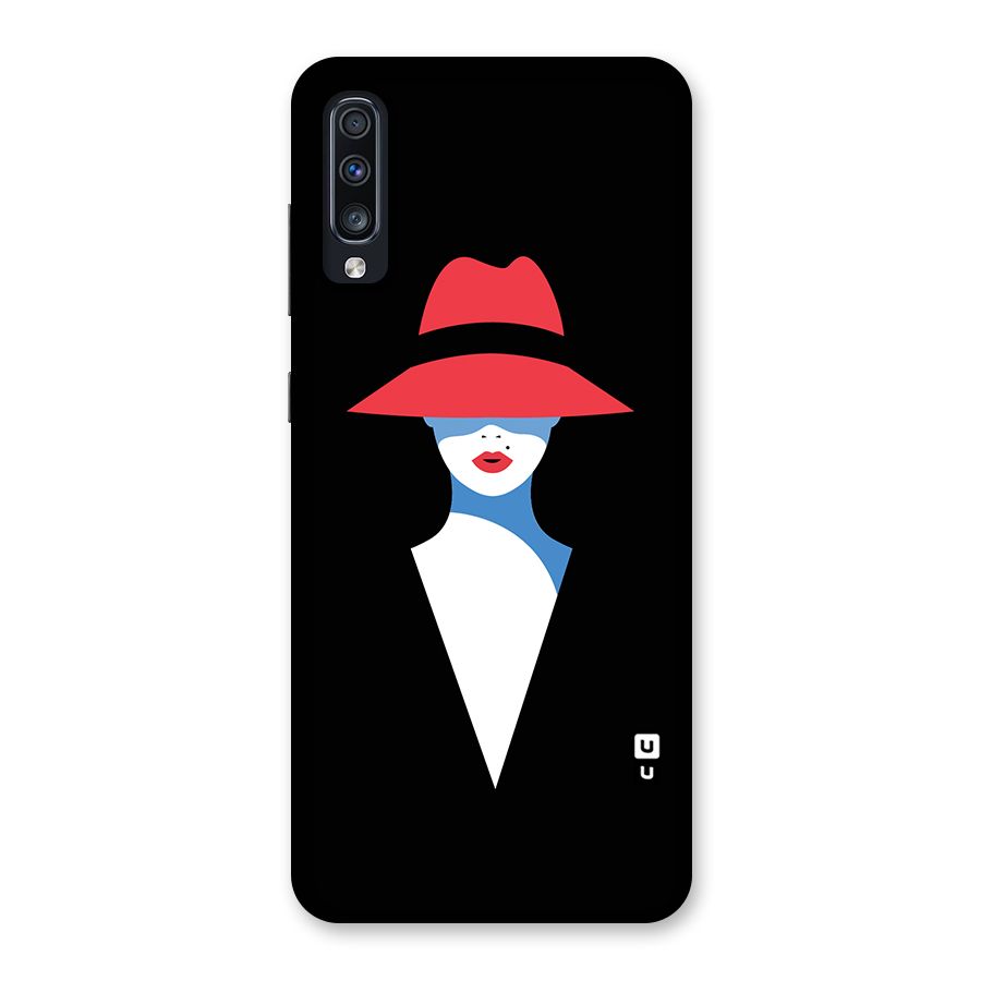 Mysterious Woman Illustration Back Case for Galaxy A70