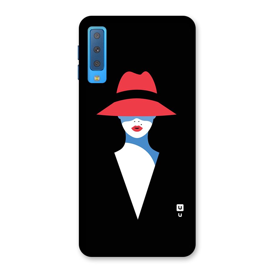 Mysterious Woman Illustration Back Case for Galaxy A7 (2018)