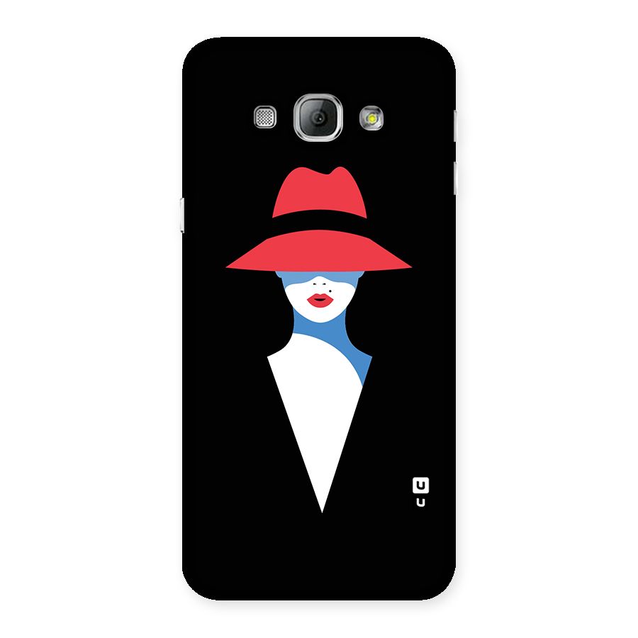 Mysterious Woman Illustration Back Case for Galaxy A8