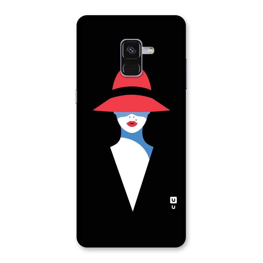 Mysterious Woman Illustration Back Case for Galaxy A8 Plus