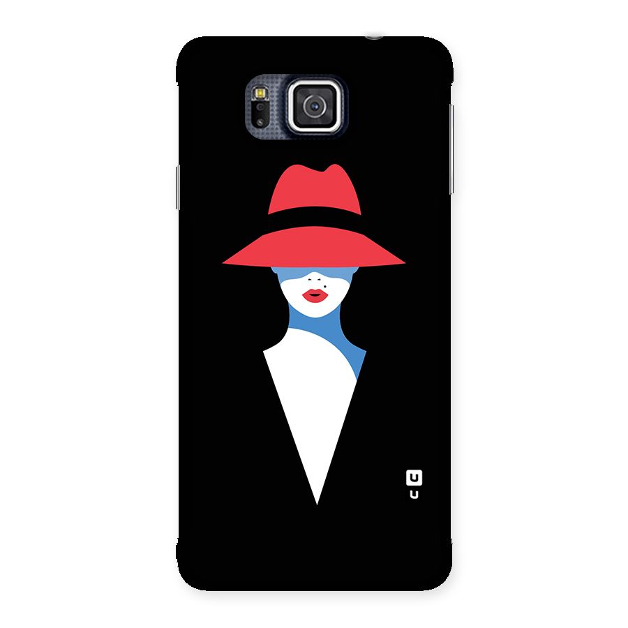 Mysterious Woman Illustration Back Case for Galaxy Alpha