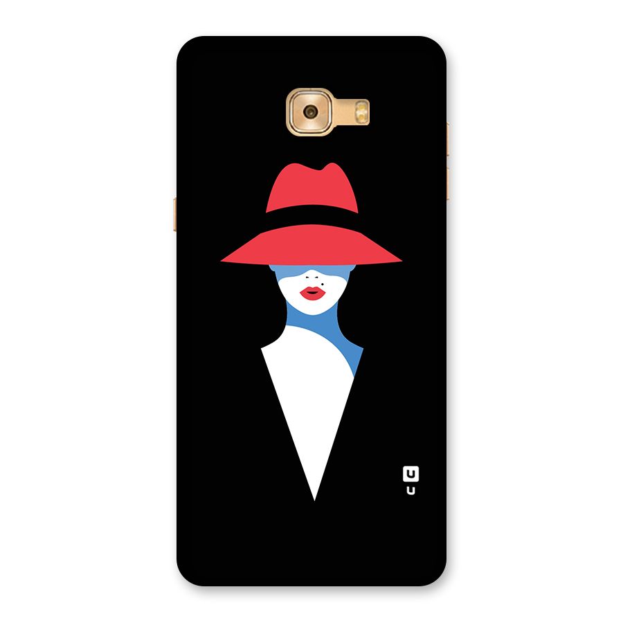 Mysterious Woman Illustration Back Case for Galaxy C9 Pro