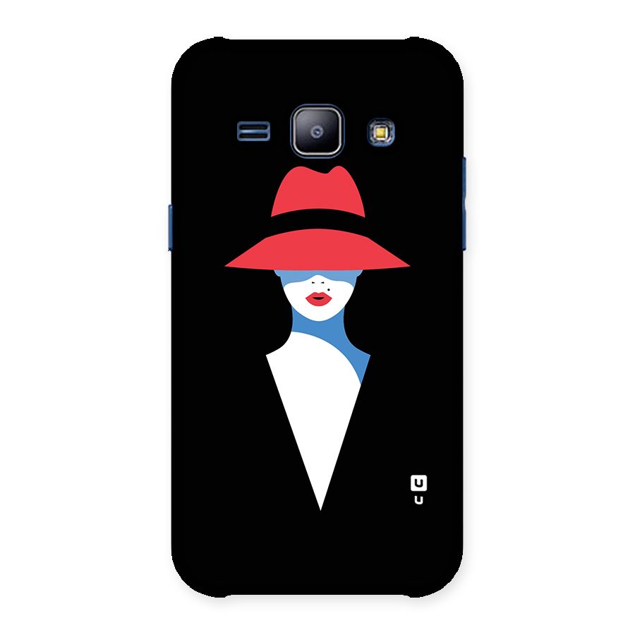 Mysterious Woman Illustration Back Case for Galaxy J1