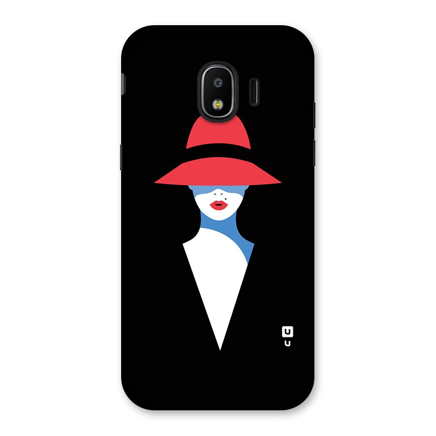 Mysterious Woman Illustration Back Case for Galaxy J2 Pro 2018