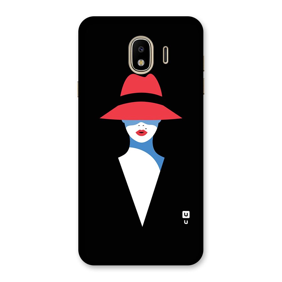 Mysterious Woman Illustration Back Case for Galaxy J4