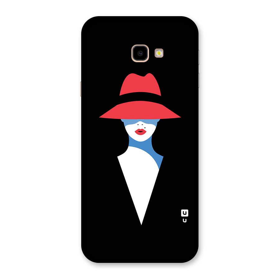 Mysterious Woman Illustration Back Case for Galaxy J4 Plus