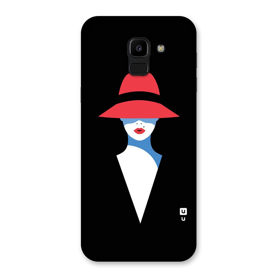 Mysterious Woman Illustration Back Case for Galaxy J6
