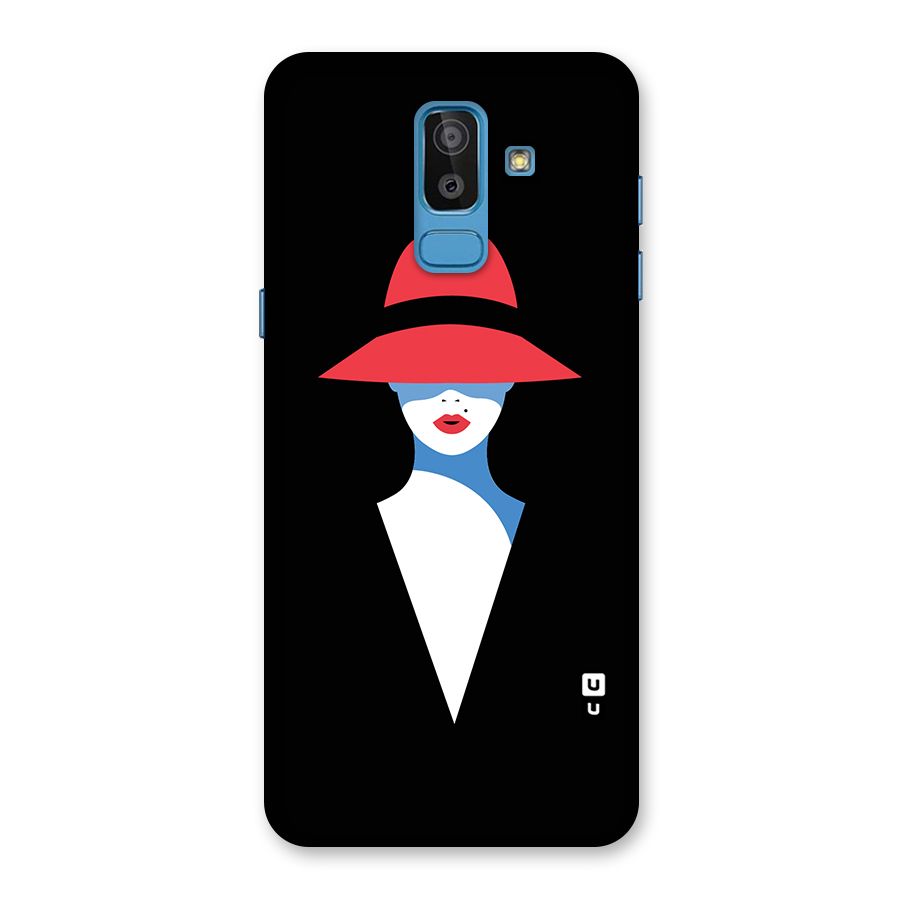 Mysterious Woman Illustration Back Case for Galaxy J8