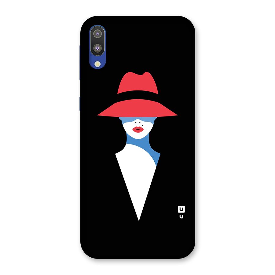 Mysterious Woman Illustration Back Case for Galaxy M10