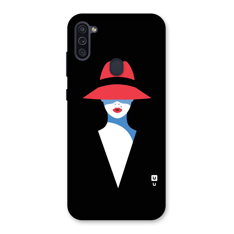 Mysterious Woman Illustration Back Case for Galaxy M11