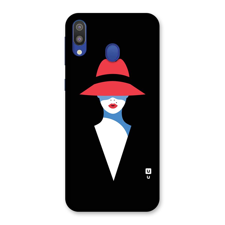 Mysterious Woman Illustration Back Case for Galaxy M20