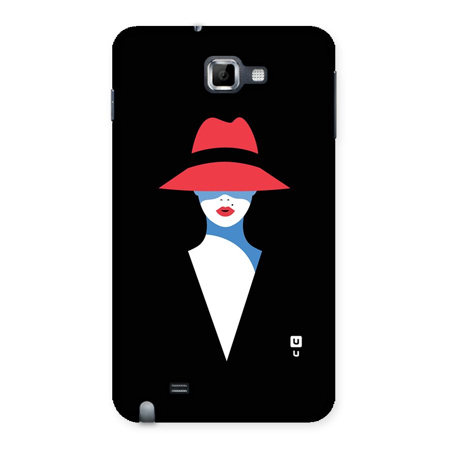 Mysterious Woman Illustration Back Case for Galaxy Note
