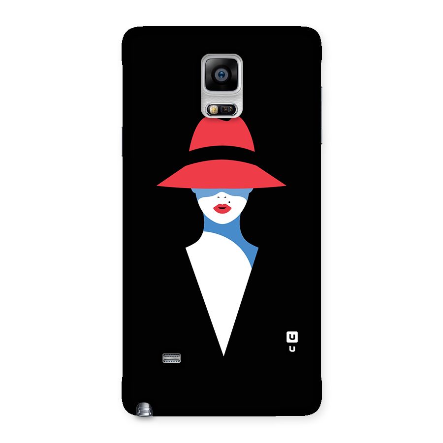 Mysterious Woman Illustration Back Case for Galaxy Note 4