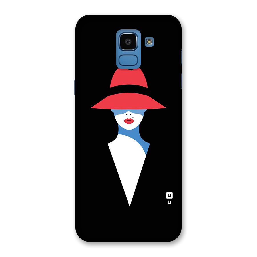 Mysterious Woman Illustration Back Case for Galaxy On6