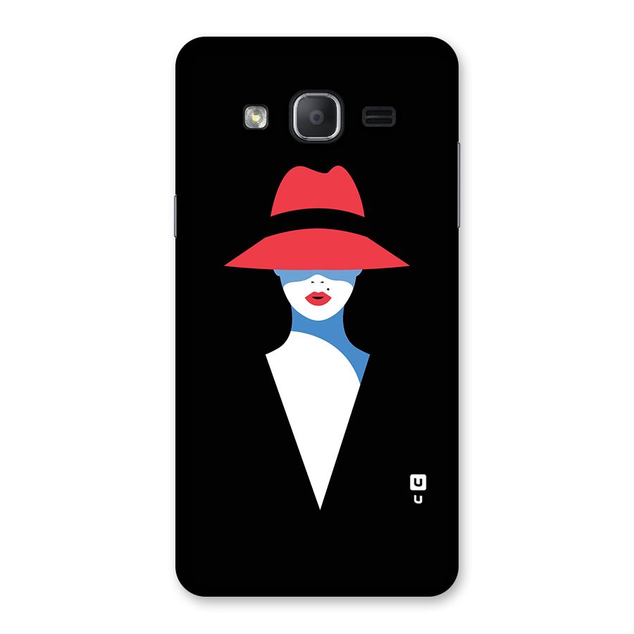 Mysterious Woman Illustration Back Case for Galaxy On7 2015