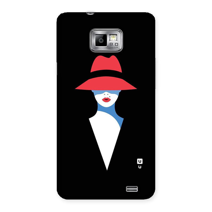 Mysterious Woman Illustration Back Case for Galaxy S2
