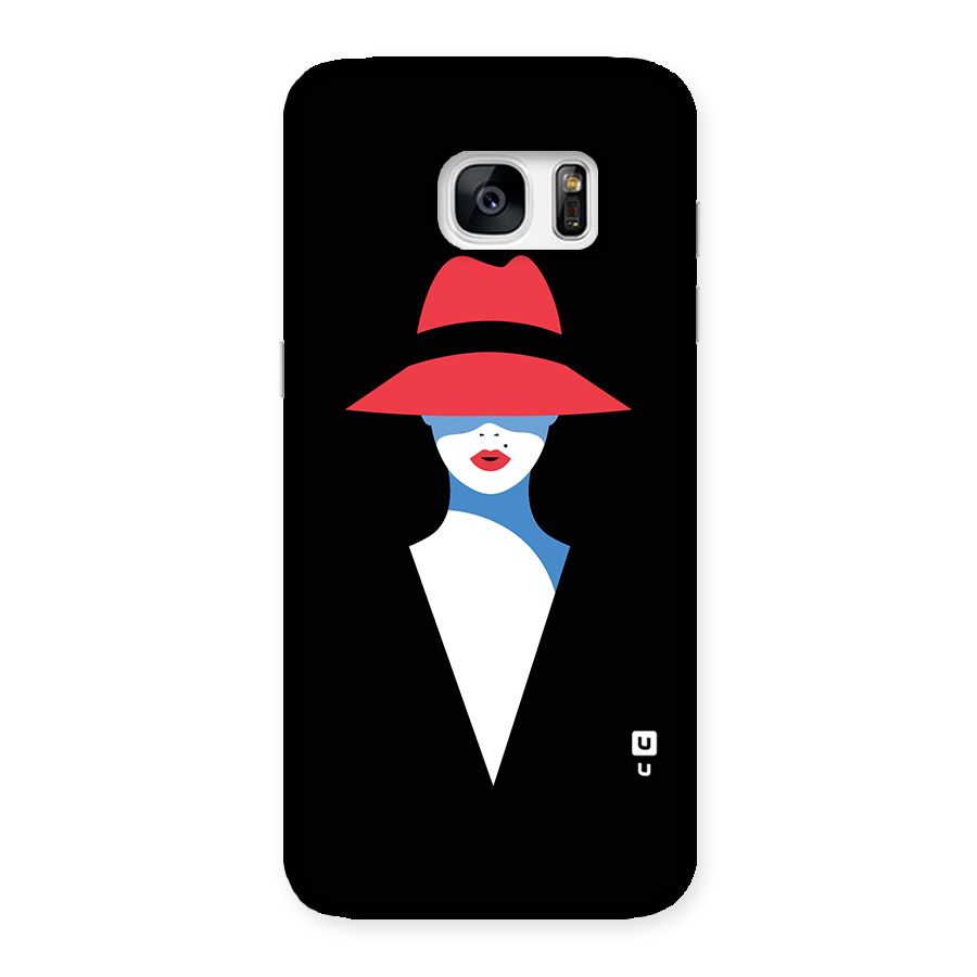 Mysterious Woman Illustration Back Case for Galaxy S7 Edge