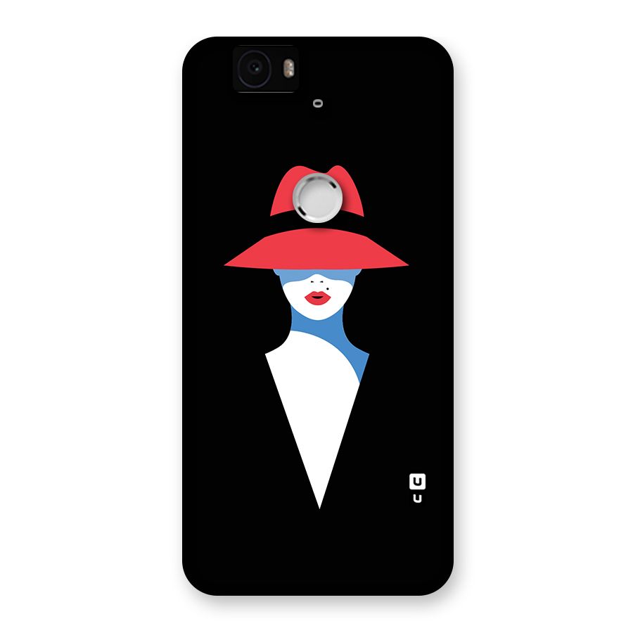Mysterious Woman Illustration Back Case for Google Nexus-6P
