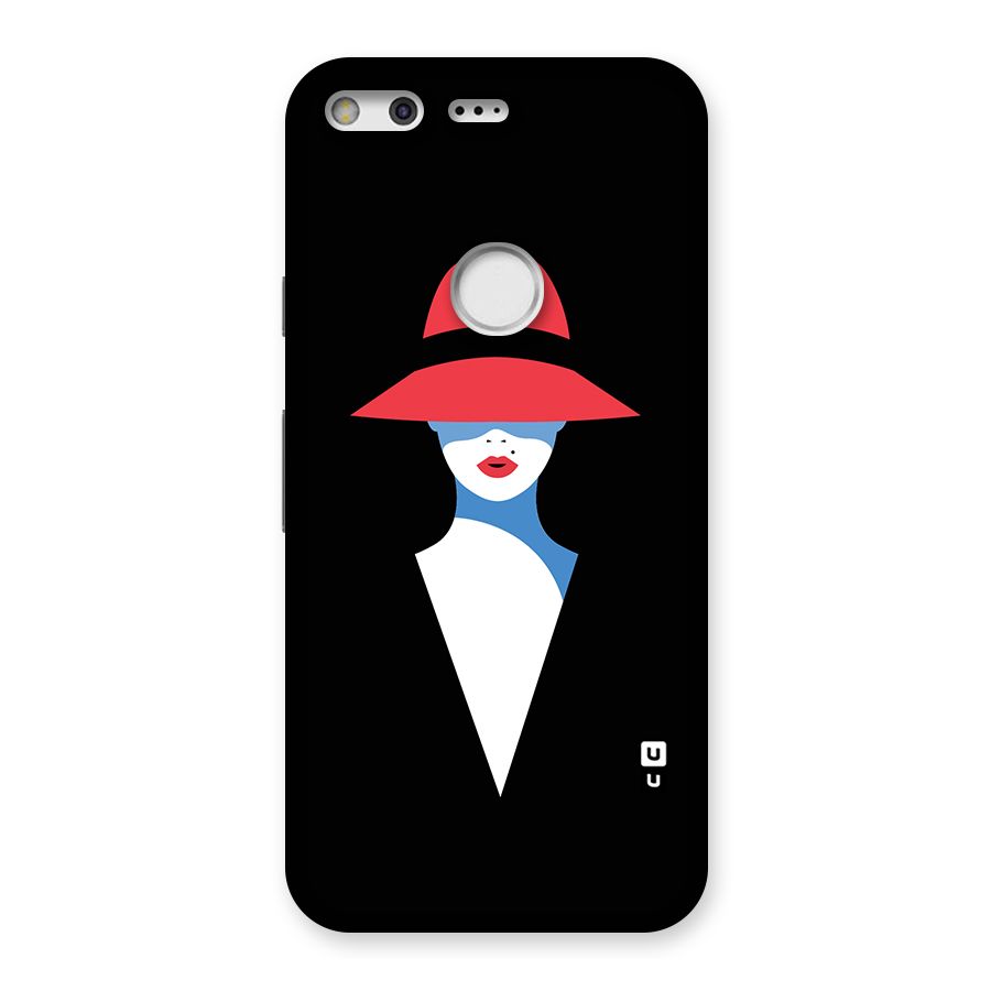 Mysterious Woman Illustration Back Case for Google Pixel