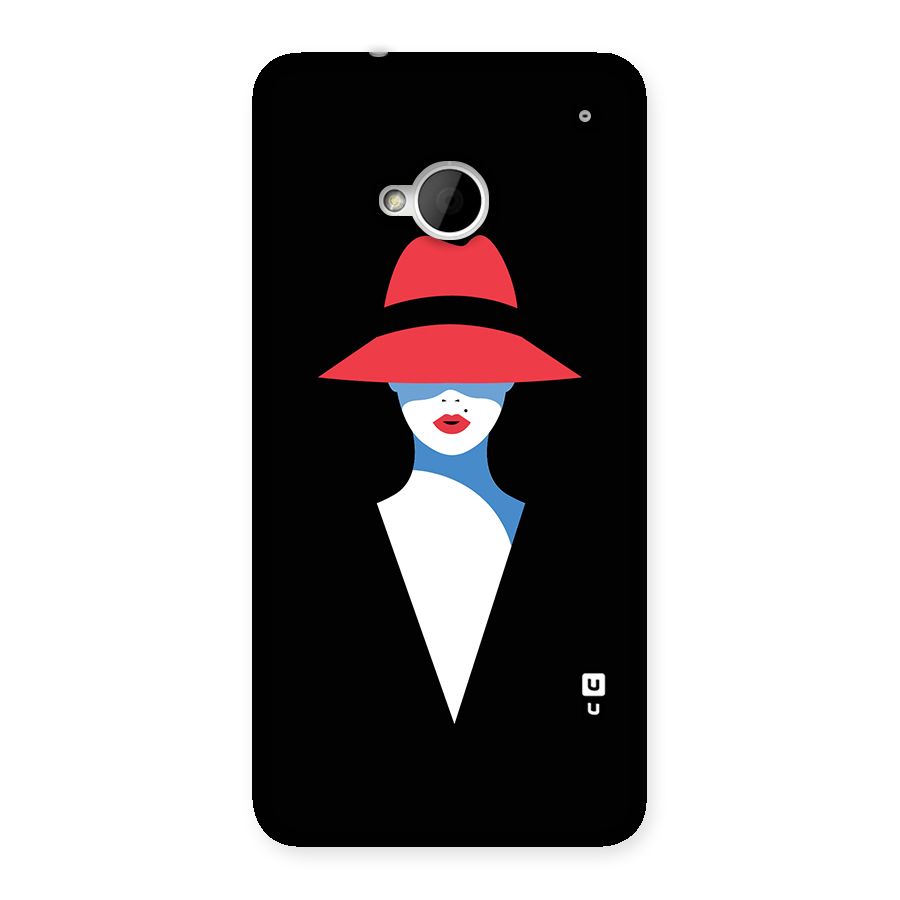 Mysterious Woman Illustration Back Case for HTC One M7