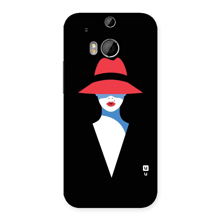 Mysterious Woman Illustration Back Case for HTC One M8