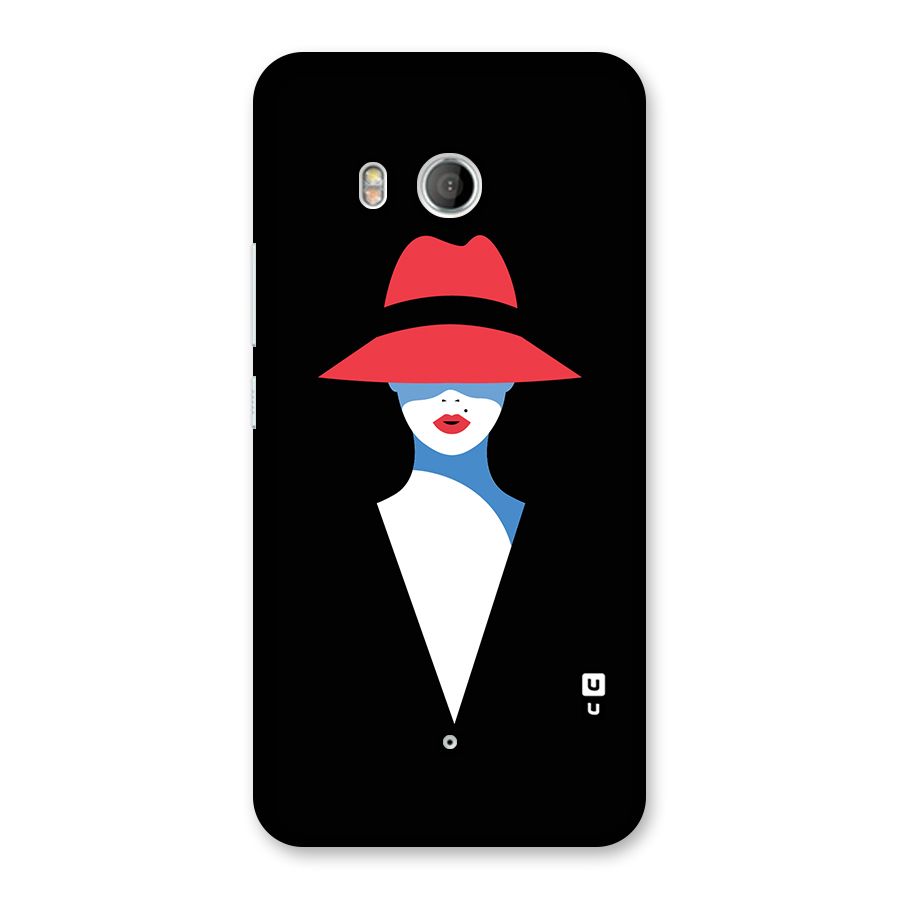 Mysterious Woman Illustration Back Case for HTC U11