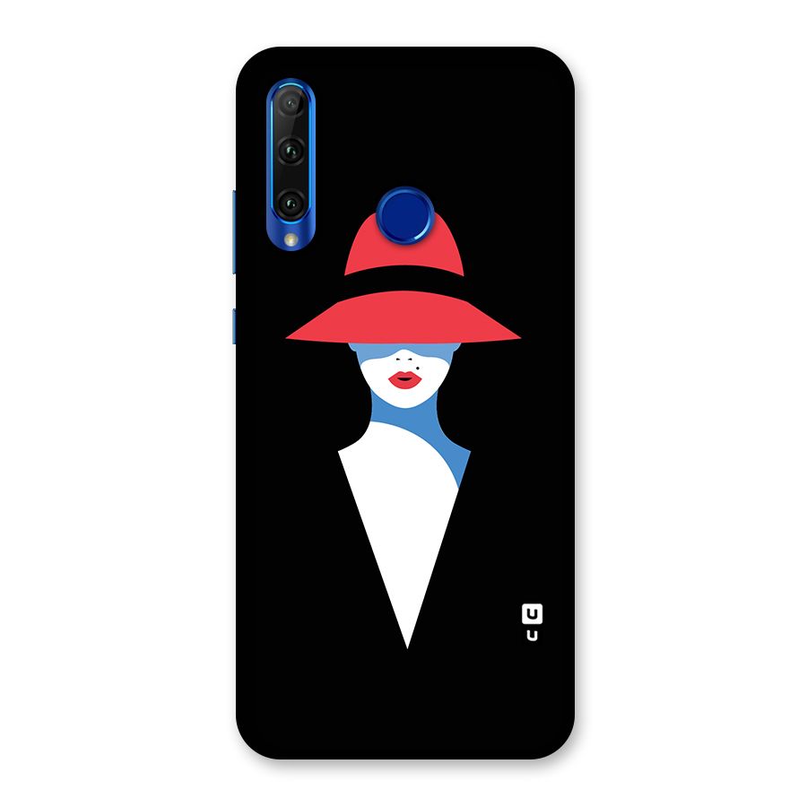 Mysterious Woman Illustration Back Case for Honor 20i