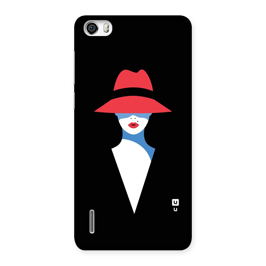 Mysterious Woman Illustration Back Case for Honor 6