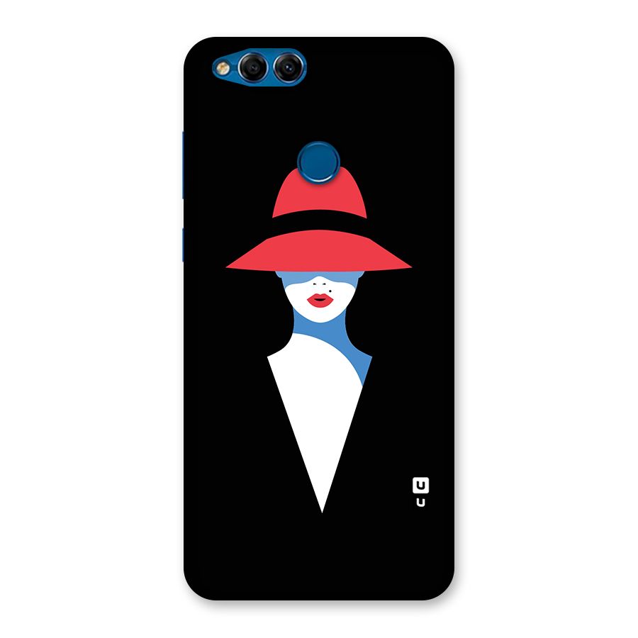 Mysterious Woman Illustration Back Case for Honor 7X