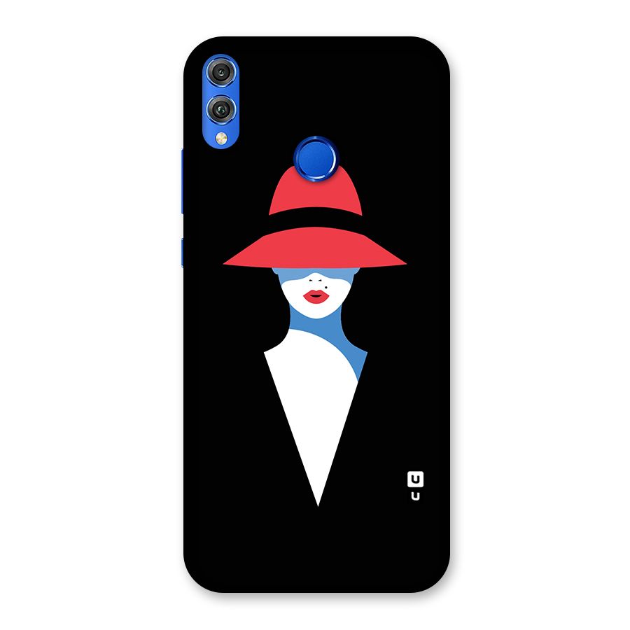 Mysterious Woman Illustration Back Case for Honor 8X