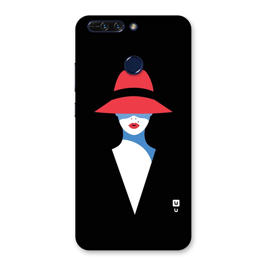 Mysterious Woman Illustration Back Case for Honor 8 Pro