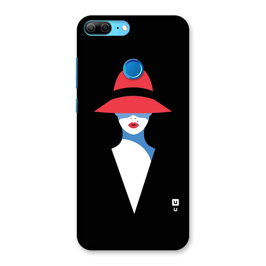 Mysterious Woman Illustration Back Case for Honor 9 Lite